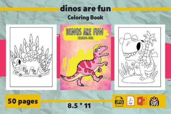 Download Dinos Are Fun Coloring Book - Premium Resources