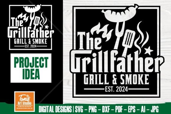 Download The Grillfather SVG | Grill &amp; Smoke SVG - Grillfather Collection