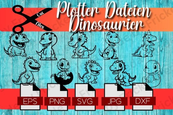 Download Dinosaurier Dinos SVG Bundle Zum Plotten (German) - Dinos svg Collection